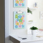Speech Path Bright Flowers Clipboard