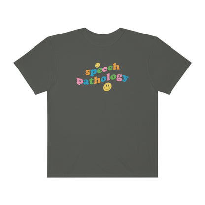Speech Pathology Wavy Comfort Colors T-Shirt