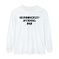 Neurodiversity Affirming Dad Long Sleeve Comfort Colors T-Shirt