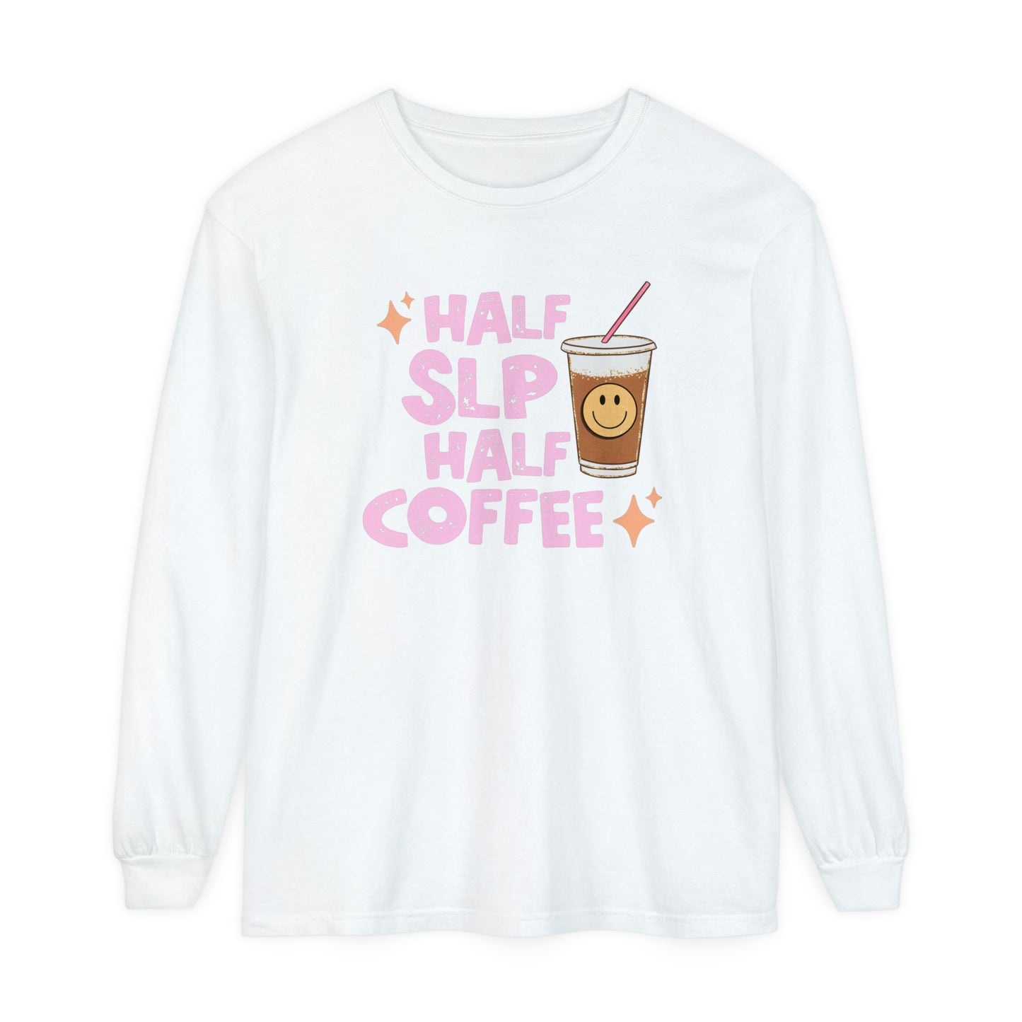 Half SLP Half Coffee Comfort Colors T-Shirt