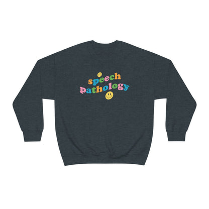 Speech Pathology Wavy Crewneck Sweatshirt