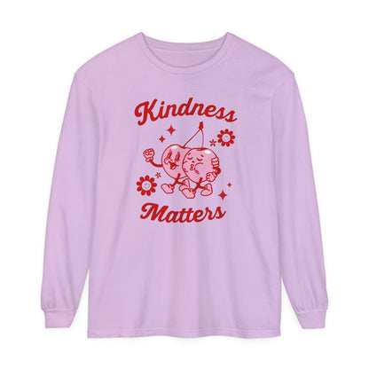 Kindness Matters Long Sleeve Comfort Colors T-Shirt