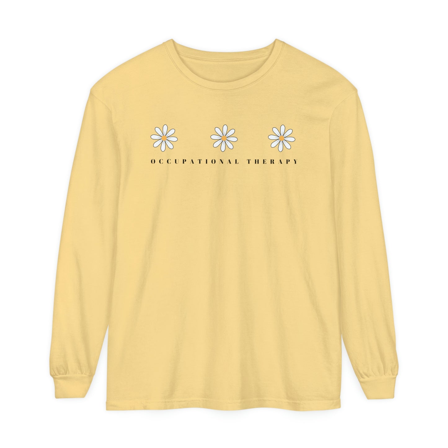 Daisy Occupational Therapy Long Sleeve Comfort Colors T-Shirt