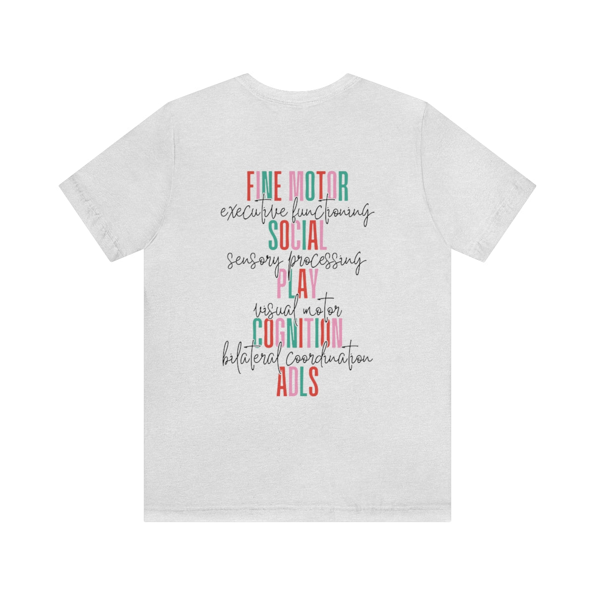 Merry Occupational Therapist Jersey T-Shirt | Front and Back Print