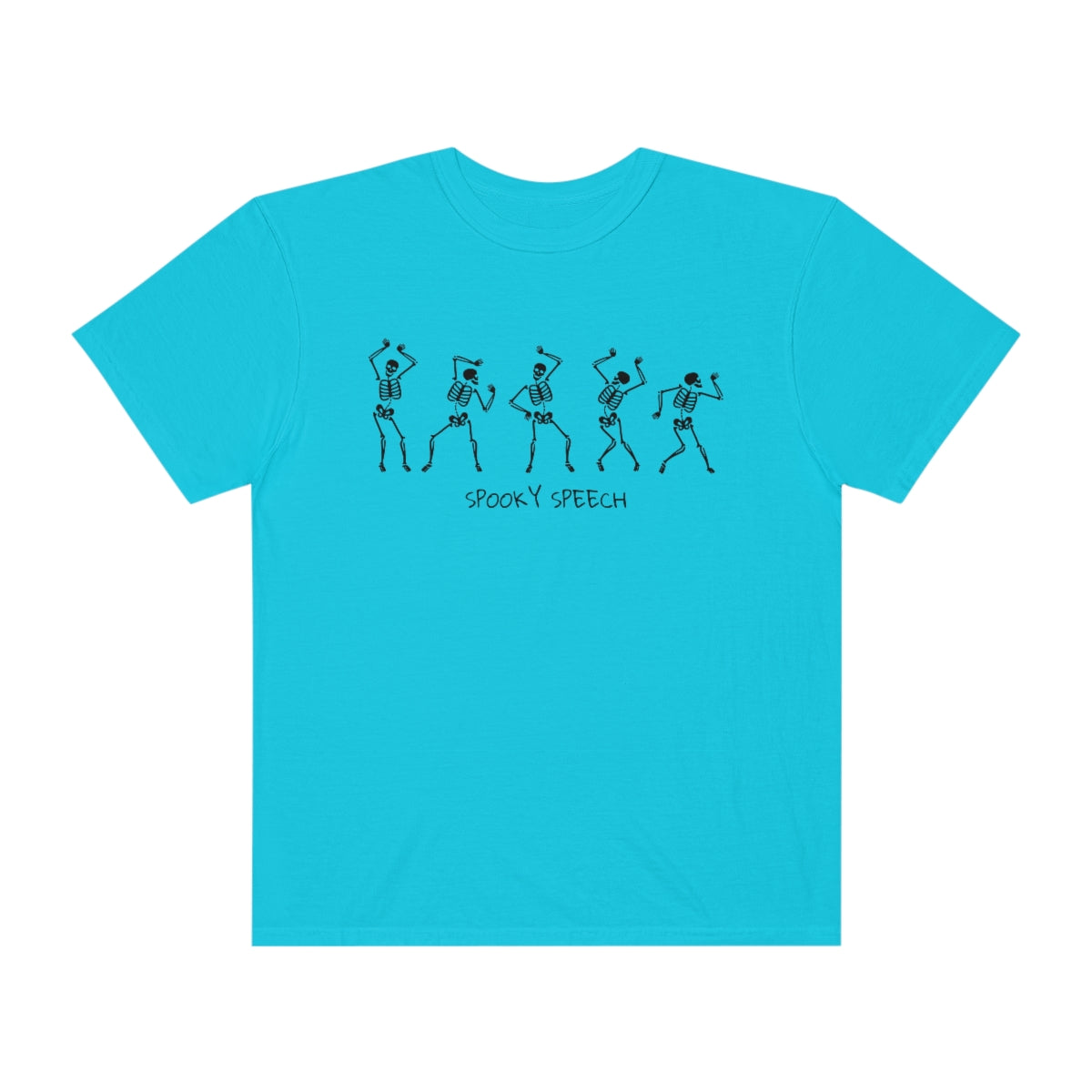Spooky Speech Skeletons Comfort Colors T-Shirt