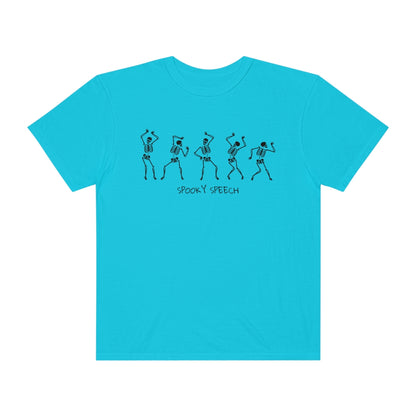 Spooky Speech Skeletons Comfort Colors T-Shirt