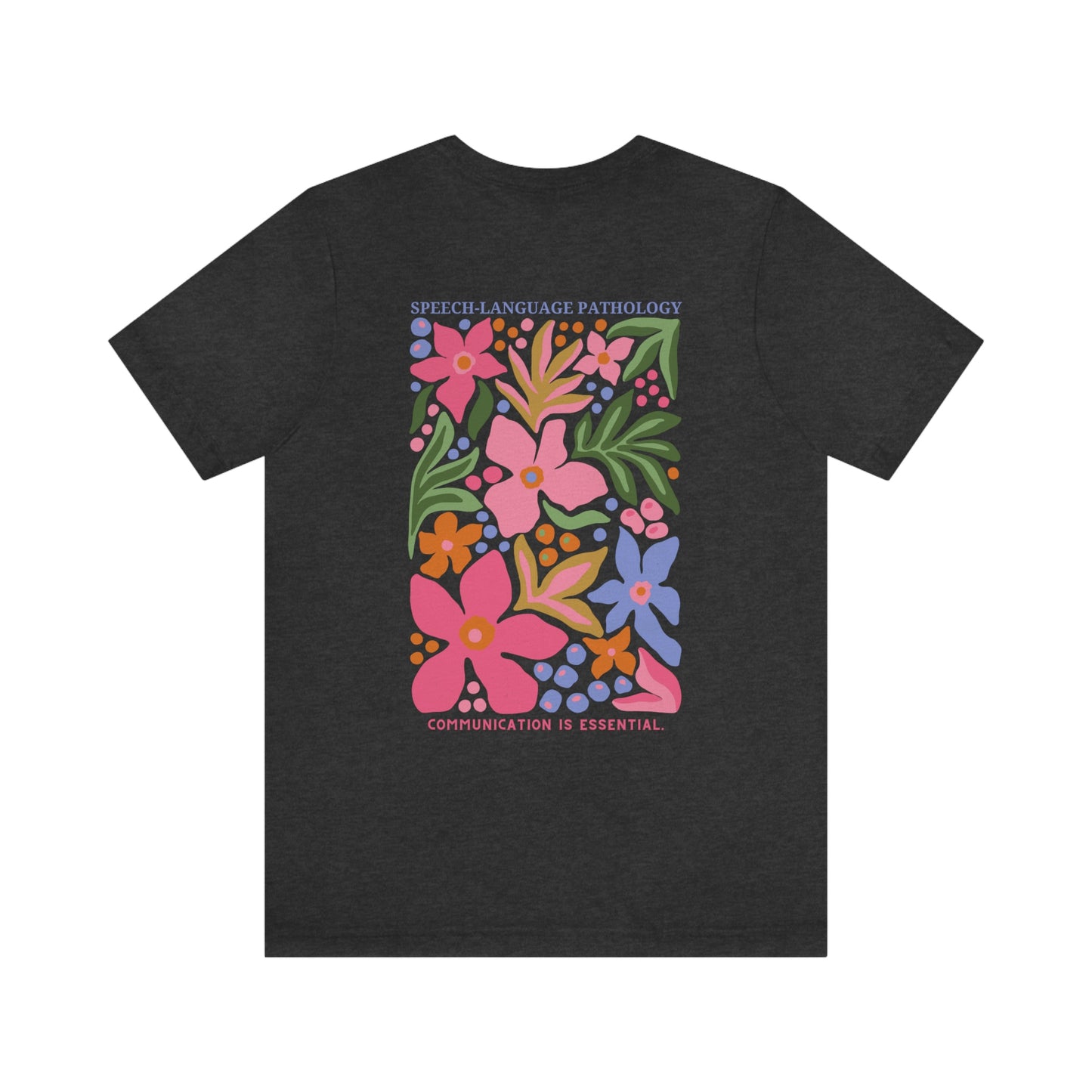 Speech-Language Pathology Jersey T-Shirt | Front and Back Print