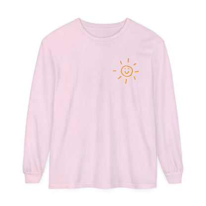 Be Someone's Sunshine Long Sleeve Comfort Colors T-Shirt