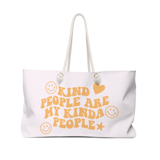 Kind People Are My Kinda People Oversized Tote