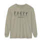 Spooky Speech Skeletons Long Sleeve Comfort Colors T-Shirt