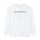 Speech Retro Daisy Long Sleeve Comfort Colors T-shirt