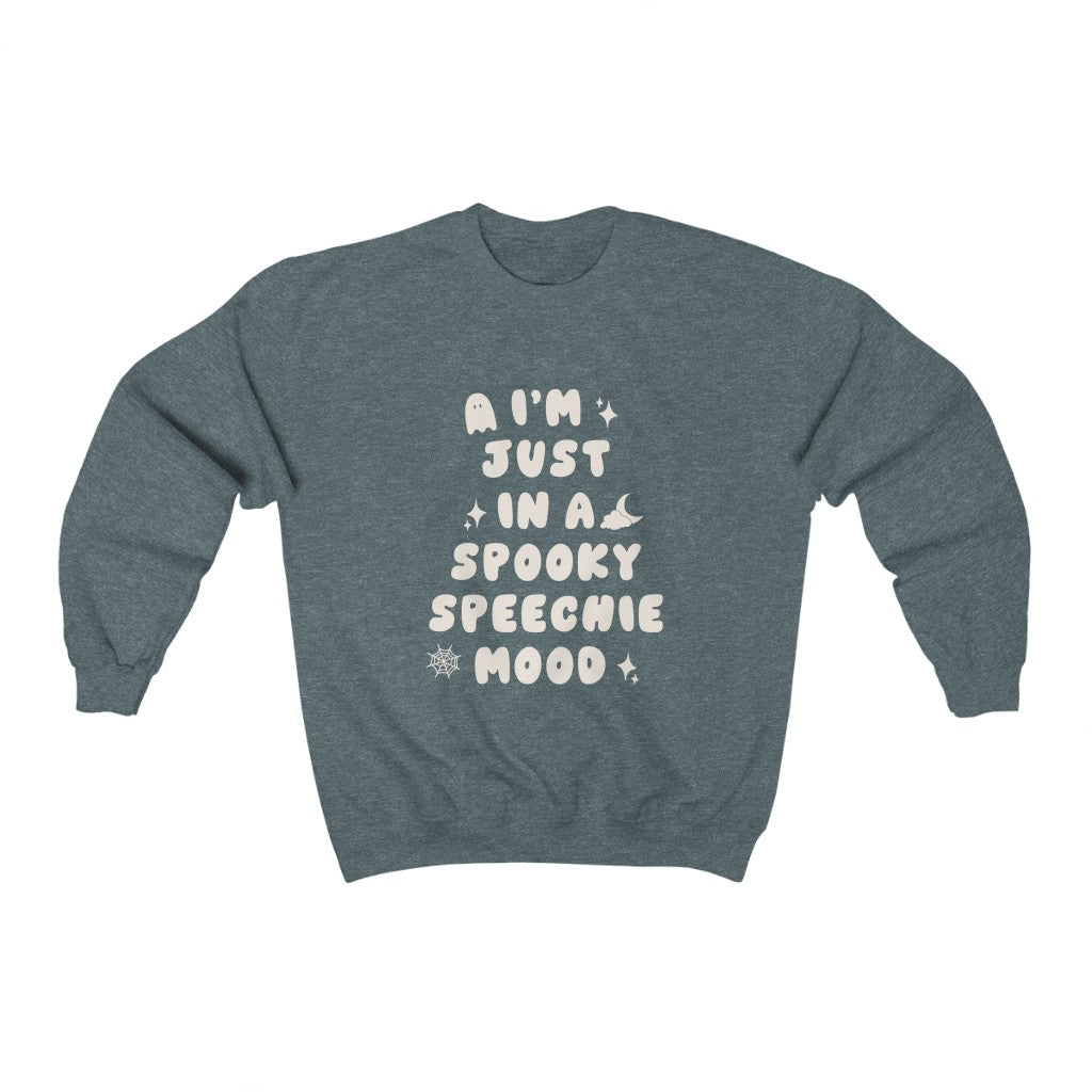 Spooky Speechie Mood Crewneck Sweatshirt