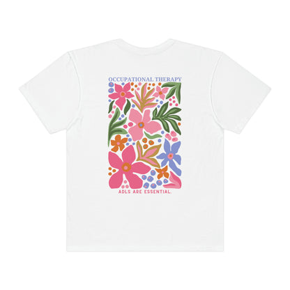 Occupational Therapy Comfort Colors T-Shirt | Front and Back Print
