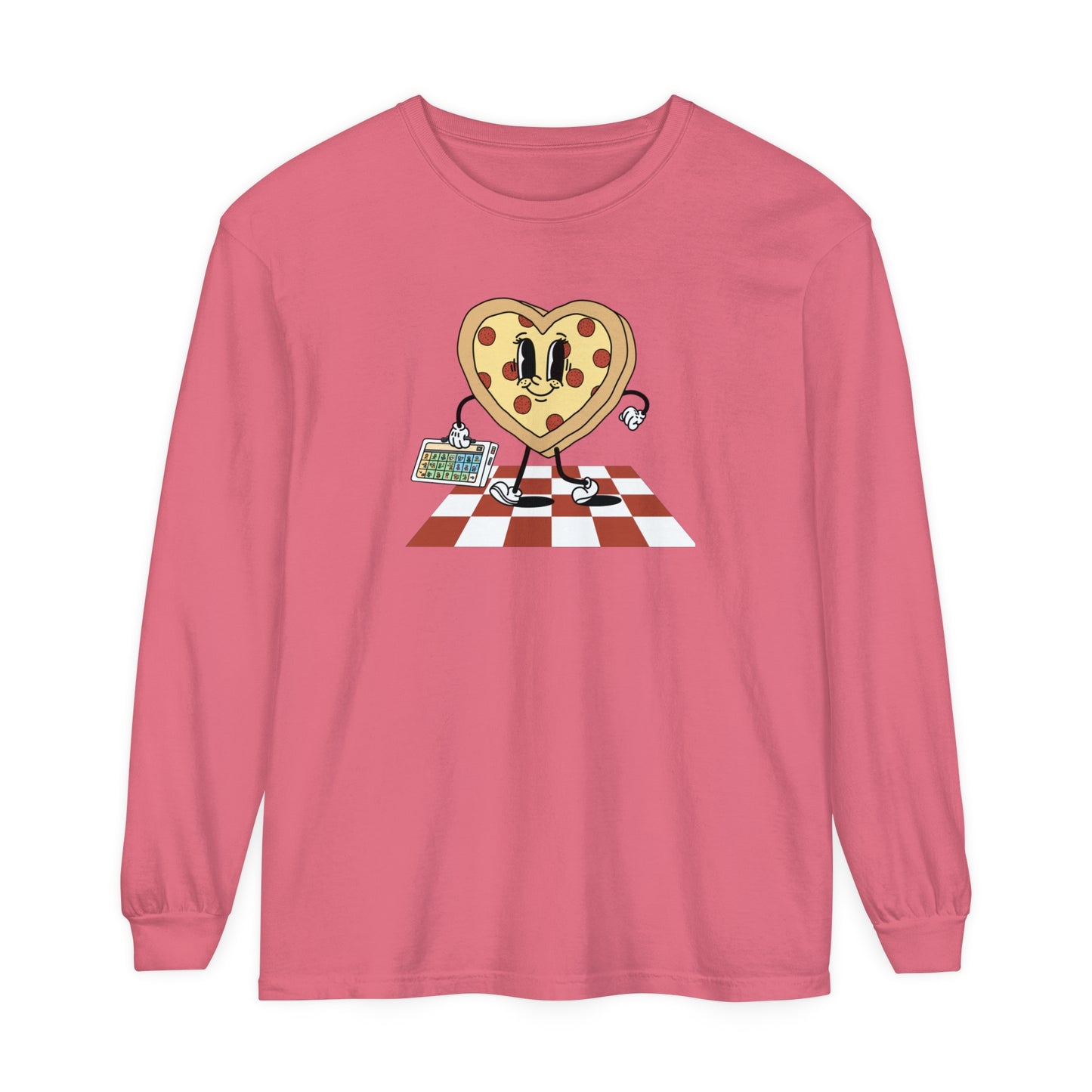 Pizza My Heart AAC Long Sleeve Comfort Colors T-Shirt