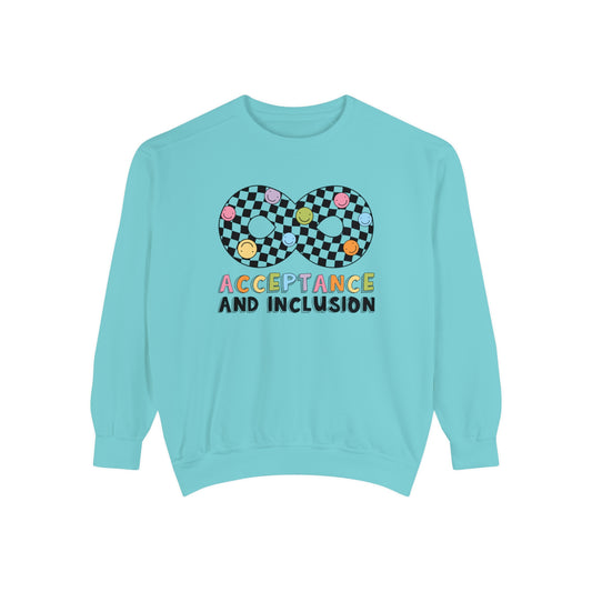 Acceptance and Inclusion Comfort Colors Sweatshirt