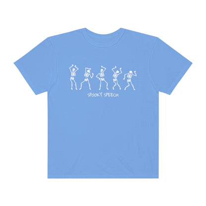 Spooky Speech Skeletons Comfort Colors T-Shirt