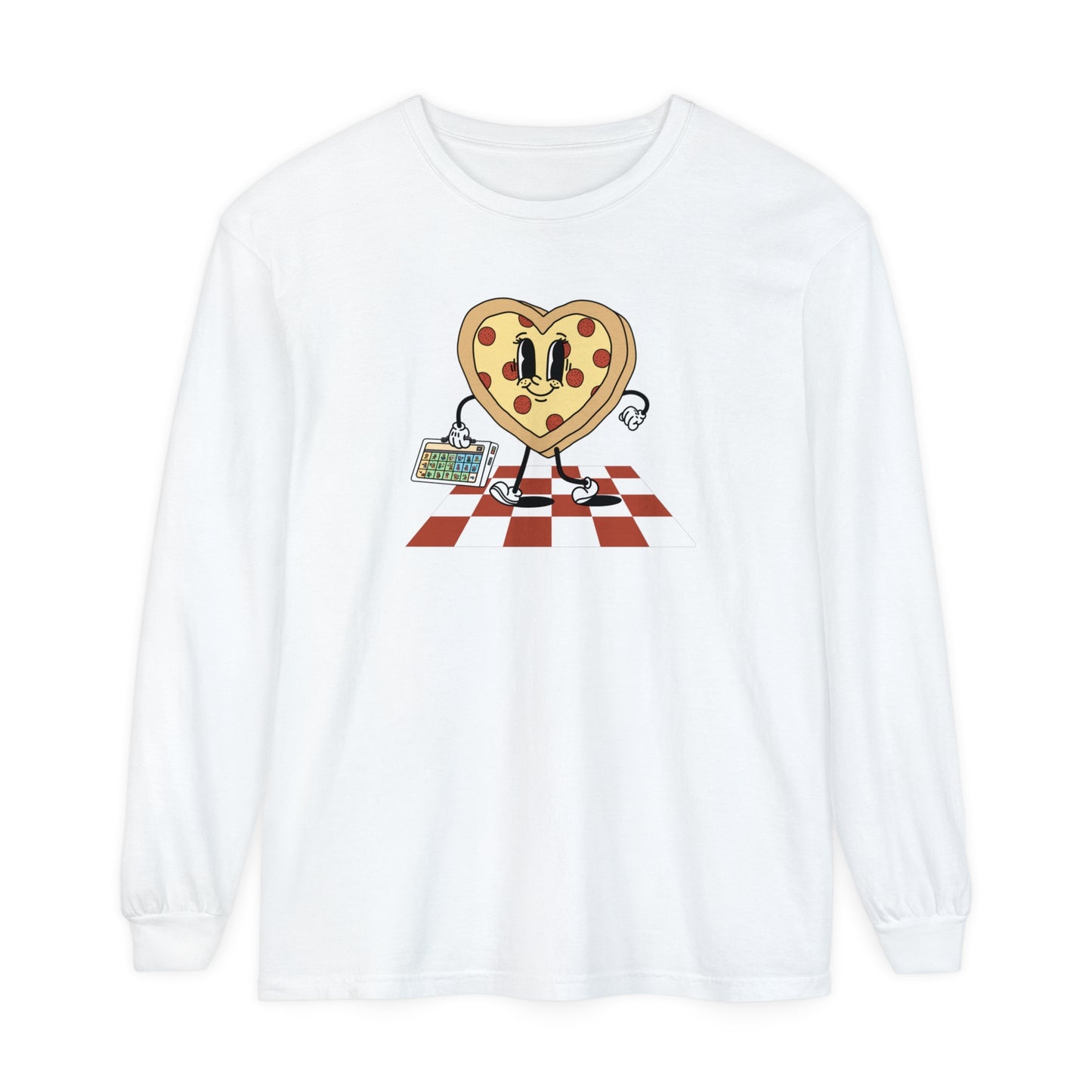 Pizza My Heart AAC Long Sleeve Comfort Colors T-Shirt