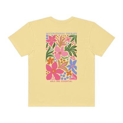 Occupational Therapy Comfort Colors T-Shirt | Front and Back Print