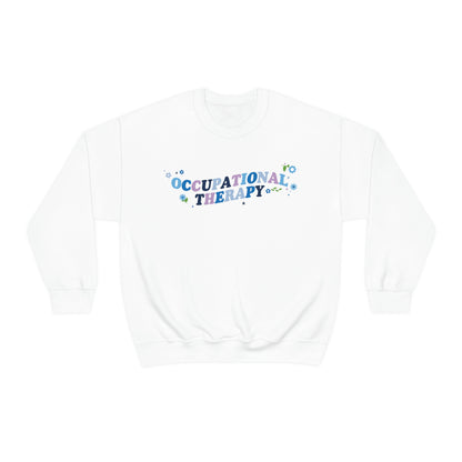 Occupational Therapy Flowers Crewneck Sweatshirt
