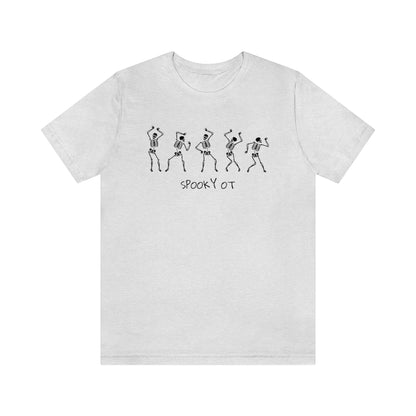 Spooky OT Skeleton Jersey T-Shirt