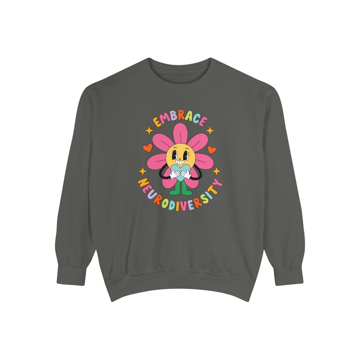 Embrace Neurodiversity Comfort Colors Sweatshirt