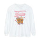 I Love Speech a Latte Long Sleeve Comfort Colors T-Shirt