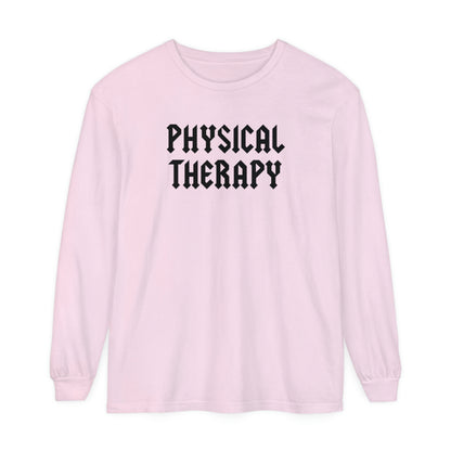 Physical Therapy Band Inspired Long Sleeve Comfort Colors T-Shirt