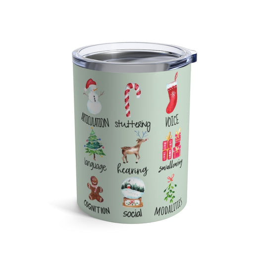 Green Christmas SLP Scope 10oz Tumbler