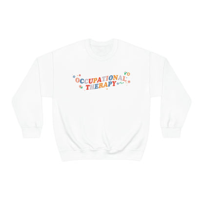 Occupational Therapy Flowers Crewneck Sweatshirt