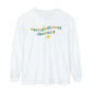 Occupational Therapy Wavy Long Sleeve Comfort Colors T-Shirt