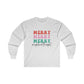 Merry Occupational Therapist Long Sleeve T-Shirt | Front and Back Print