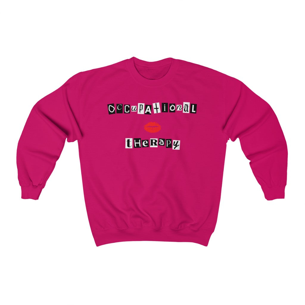 Pink Occupational Therapy Crewneck Sweatshirt
