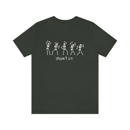 Spooky OT Skeleton Jersey T-Shirt