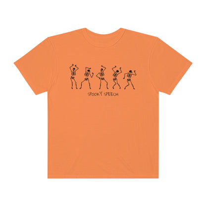 Spooky Speech Skeletons Comfort Colors T-Shirt