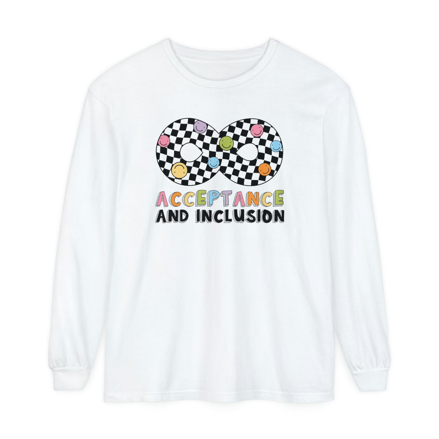 Acceptance and Inclusion Long Sleeve Comfort Colors T-Shirt