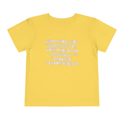 Embrace Neurodiversity Toddler T-Shirt