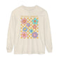 PT Distressed Retro Daisy Long Sleeve Comfort Colors T-Shirt