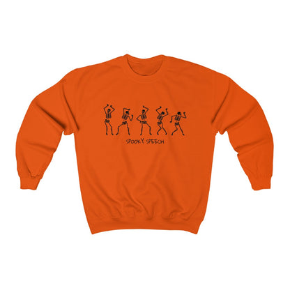 Spooky Speech Skeletons Crewneck Sweatshirt