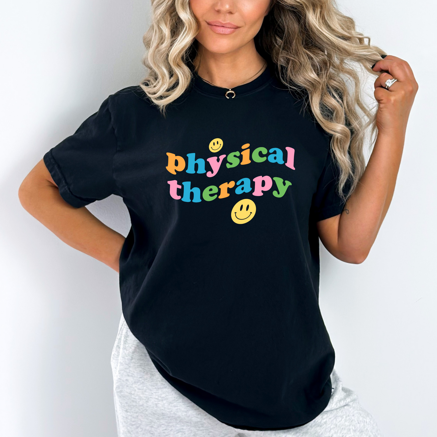 Physical Therapy Wavy Jersey T-Shirt