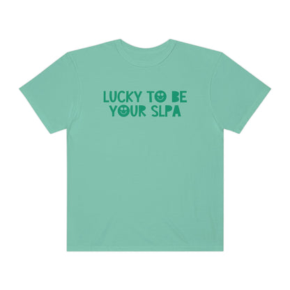 Lucky To Be Your SLPA Comfort Colors T-Shirt