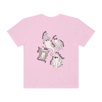 Ghost Friends Speech Scope Comfort Colors T-Shirt