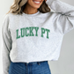 Lucky PT Distressed Crewneck Sweatshirt