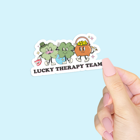 Lucky Therapy Team Sticker