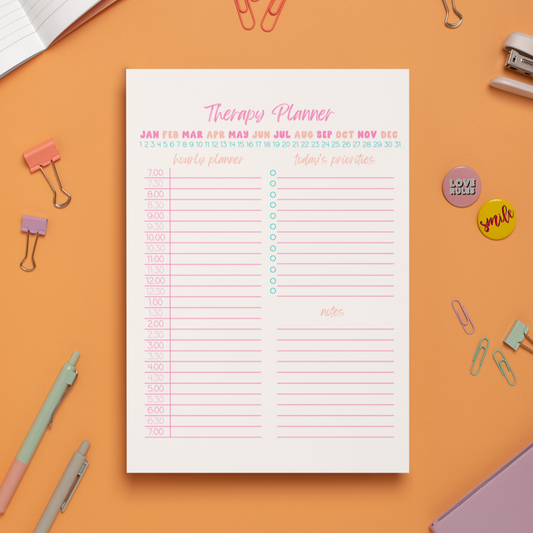 Printable Therapy Daily Planner