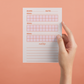 Multiple Goals Data Sheet Post-it® Note Pad 4 x 6