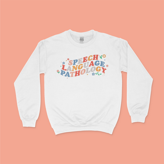 Speech Flowers Crewneck Sweatshirt