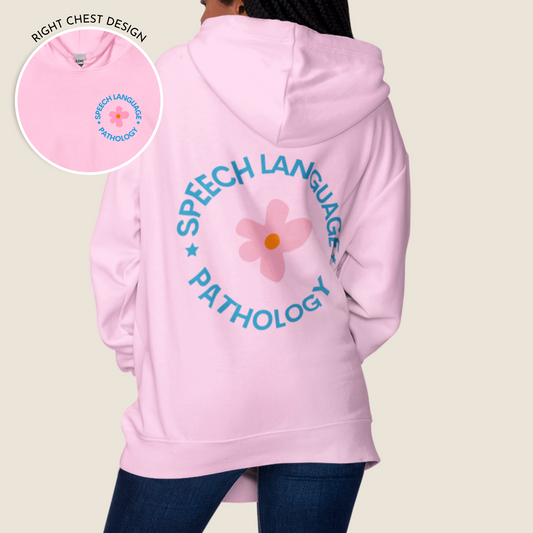 Speech Flower Hoodie | Front and Back Print