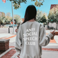 Antisocial Speech Club Crewneck Sweatshirt | Front and Back Print