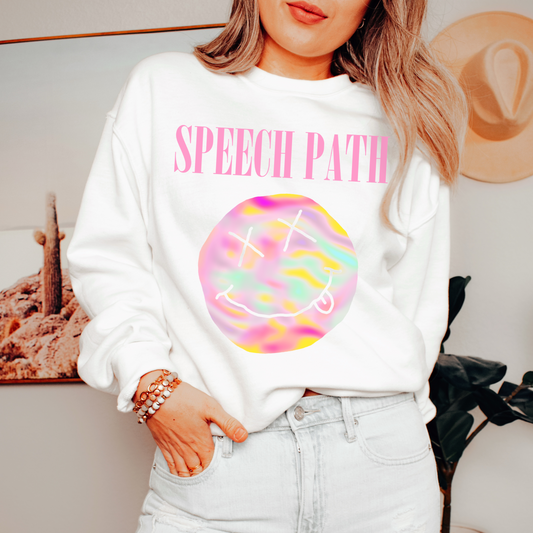 Speech Path Band Inspired Crewneck Sweatshirt