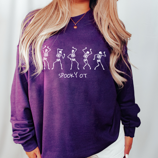 Spooky OT Skeletons Crewneck Sweatshirt